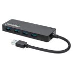 Manhattan 4-Port USB 3.2 Gen 1 Hub, USB-A-Stecker auf 4 x...