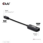CLUB3D Mini DisplayPort™ 1.4 to HDMI™ 8K60Hz M/F Adapter