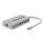 Lindy 43360 laptop-dockingstation & portreplikator Kabelgebunden USB 3.2 Gen 1 (3.1 Gen 1) Type-C Silber, Weiß