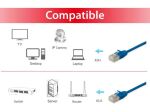 Equip Cat.6A F/FTP Slim-Patchkabel, 20m, Blau