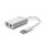 Lindy 42926 Audio-Konverter Silber, Weiß