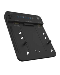 ICY BOX IB-2915MSCL-C31, Docking & CloneStation für M.2 NVMe & M.2 SATA SSD & 2.5”/3.5” SATA SSD/HDD, Zweiwege klonen, USB 3.2 Gen 2 Type-C®/Type-A, schwarz