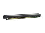 Equip Cat.6 Geschirmtes Patch Panel, Schwarz