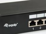 Equip Cat.6 Geschirmtes Patch Panel, Schwarz