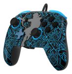 PDP Rematch: Sheikah Shoot Schwarz, Blau USB Gamepad Analog / Digital Nintendo Switch, Nintendo Switch Lite, Nintendo Switch OLED