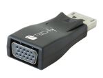 Techly IADAP-DSP-230T Kabeladapter DisplayPort VGA Schwarz
