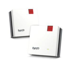 Mesh Set 20003112 Mesh-WLAN-System Dual-Band (2,4 GHz/5 GHz) Wi-Fi 6 (802.11ax) Rot, Weiß Intern