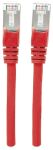 Intellinet Premium Netzwerkkabel, Cat6, S/FTP, 100% Kupfer, Cat6-zertifiziert, LS0H, RJ45-Stecker/RJ45-Stecker, 0,5 m, rot