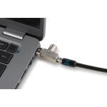 Kensington Slim N17 2.0 Laptopschloss mit zwei Schließköpfen für Wedge-Shaped Security Slots