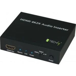 Techly IDATA-HDMI-AI4K Videosignal-Konverter 3840 x 2160 Pixel