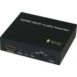 Techly IDATA-HDMI-AI4K Videosignal-Konverter 3840 x 2160 Pixel
