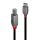 Lindy 36942 USB Kabel USB 2.0 2 m USB C USB B 0,48 Gbit/s Schwarz