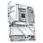 GIGABYTE X870 AORUS ELITE X3D ICE Mainboard - Unterstützt AMD Ryzen 9000 Prozessoren, 16+2+2 Phasen Digital-VRM, bis zu 9000Hz DDR5 (OC), 2xPCIe 5.0 + 2xPCIe 4.0, Wi-Fi 7, 2.5GbE LAN, USB 4