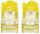 Intellinet Netzwerkkabel mit Cat6a-Stecker und Cat7-Rohkabel, S/FTP, 100% Kupfer, LS0H, 10 m, gelb