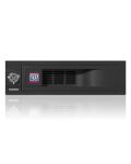 ICY BOX IB-168SK-B, Wechselrahmen, 1x 3,5" SATA I/II/III HDD zu 1x SATA Host, EasySwap trägerlos, Stahl + Plastik, schwarz