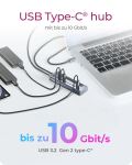 ICY BOX IB-HUB1450-C31, HUB mit 10x USB-C Ports, USB 3.2 Gen 2, 10 Gbit/s, mit 48W Netzteil, 1x PD 20W