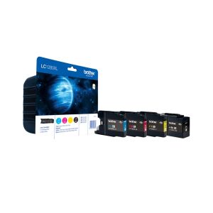 Brother Jumbo-Tintenpatronen-Pack: Cyan / Magenta / Gelb / Schwarz
