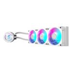 GIGABYTE AORUS WATERFORCE II 360 ICE AIO Flüssigkeits-CPU-Kühler - 3x120mm ARGB-Lüfter, Schiebe-in-Verriegelungsmechanismus, DAISY-CHAIN, kompatibel mit Intel LGA 1851 und AMD AM5