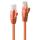 Lindy 48109 Netzwerkkabel Orange 3 m Cat6 U/UTP (UTP)