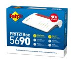 Box 5690 WLAN-Router 2.5 Gigabit Ethernet Dual-Band (2,4 GHz/5 GHz) Rot, Weiß