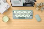 ASUS Marshmallow Keyboard KW100 Tastatur Haus Bluetooth QWERTZ Deutsch Grün