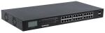 Intellinet 24-Port Gigabit Ethernet PoE+ Switch mit 2 SFP-Ports und LCD-Anzeige, LCD-Anzeige, IEEE 802.3at/af Power over Ethernet (PoE+/PoE)-konform, 370 W, Endspan, 19" Rackmount
