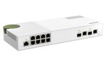 QNAP QSW-M2108-2C Netzwerk-Switch Managed L2 2.5G Ethernet (100/1000/2500) Grau, Weiß