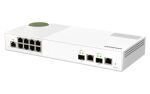 QNAP QSW-M2108-2C Netzwerk-Switch Managed L2 2.5G Ethernet (100/1000/2500) Grau, Weiß