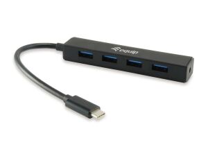 Equip 128954 Schnittstellen-Hub USB 3.2 Gen 1 (3.1 Gen 1) Type-C 5000 Mbit/s Schwarz
