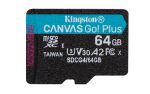 Kingston Technology 64GB microSDXC Canvas Go Plus Gen4...