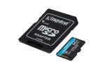 Kingston Technology 64GB microSDXC Canvas Go Plus Gen4 200 MB/s A2 U3 V30-Karte + Adapter