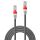 Lindy 45353 Netzwerkkabel Grau 2 m Cat6a S/FTP (S-STP)