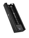 ICY BOX IB-180MC-C31, M.2 NVMe & SATA Docking, USB 3.2 Gen 2 Type-C®, Werkzeuglos, Aluminium, schwarz