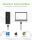 ICY BOX IB-180MC-C31, M.2 NVMe & SATA Docking, USB 3.2 Gen 2 Type-C®, Werkzeuglos, Aluminium, schwarz