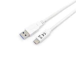 Equip USB 3.2 Gen 1 Typ A auf Typ C Kabel, M/M, 2 m