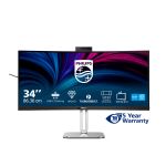Philips 6000 series 34B2U6603CH/00 Computerbildschirm 86,4 cm (34") 3440 x 1440 Pixel Wide Quad HD LCD Grau