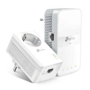 TP-Link AC1200 AV1000 Gigabit WLAN Powerline Adapter Kit mit Steckdose