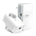 TP-Link AC1200 AV1000 Gigabit WLAN Powerline Adapter Kit mit Steckdose