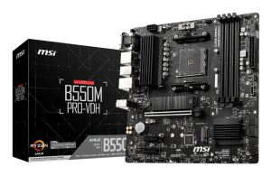 MSI B550M PRO-VDH Motherboard AMD B550 Sockel AM4 micro ATX