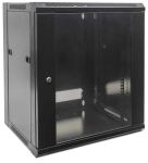 Intellinet 19" Wandverteiler, 6 HE, 370 (H) x 570 (B) x 450 (T) mm, Flatpack, schwarz