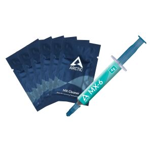 ARCTIC MX-6 ULTIMATE Performance Wärmeleitpaste + MX Cleaner