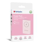 Verbatim Charge n Go Lithium Polymer (LiPo) 5000 mAh Kabelloses Aufladen Pink