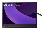 LG Gram Pro 16TB90TP Intel Core Ultra 7 255H Hybrid (2-in-1) 40,6 cm (16") Touchscreen WQXGA+ 16 GB LPDDR5x-SDRAM 1 TB SSD Wi-Fi 7 (802.11be) Windows 11 Pro Deutsch Schwarz