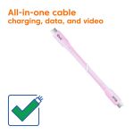 CLUB3D USB C Kabel Pink