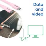 CLUB3D USB C Kabel Pink