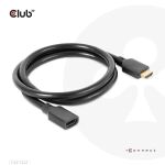 CLUB3D Ultra High Speed HDMI™ Verlängerungskabel 4K120Hz 8K60Hz 48Gbps St./B. 1 m 30AWG