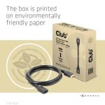 CLUB3D Ultra High Speed HDMI™ Verlängerungskabel 4K120Hz 8K60Hz 48Gbps St./B. 1 m 30AWG