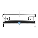 R-Go Tools Dokumentenhalter R-Go Flex Read, ergonomisch, mit weicher Schaumstoff-Handgelenkauflage, aus transparentem Acrylglas