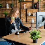 R-Go Tools Dokumentenhalter R-Go Flex Read, ergonomisch, mit weicher Schaumstoff-Handgelenkauflage, aus transparentem Acrylglas