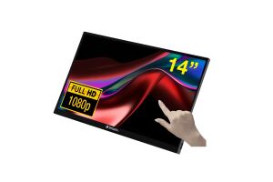 Verbatim 49591 Computerbildschirm 35,6 cm (14") 1920 x 1080 Pixel Full HD LCD Touchscreen Schwarz